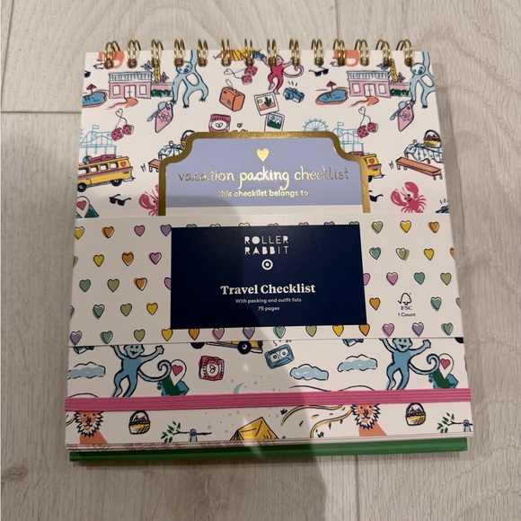 Roller Rabbit x Target Colorful Vacation Checklist Planner - Picture 3 of 3